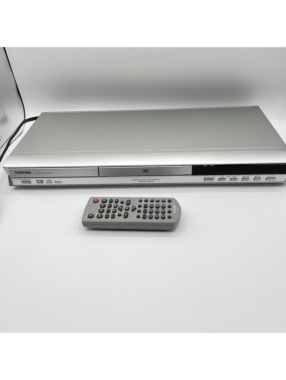 Toshiba SD-3960SU1 Digital Cinema Progressive DVD Player With Remote Tested